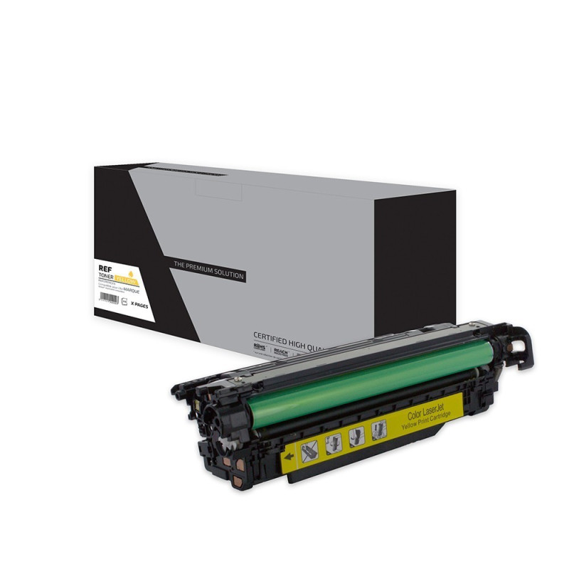 TPS HT507Y/CE402A - Toner compatible avec CE402A, 507A - Jaune