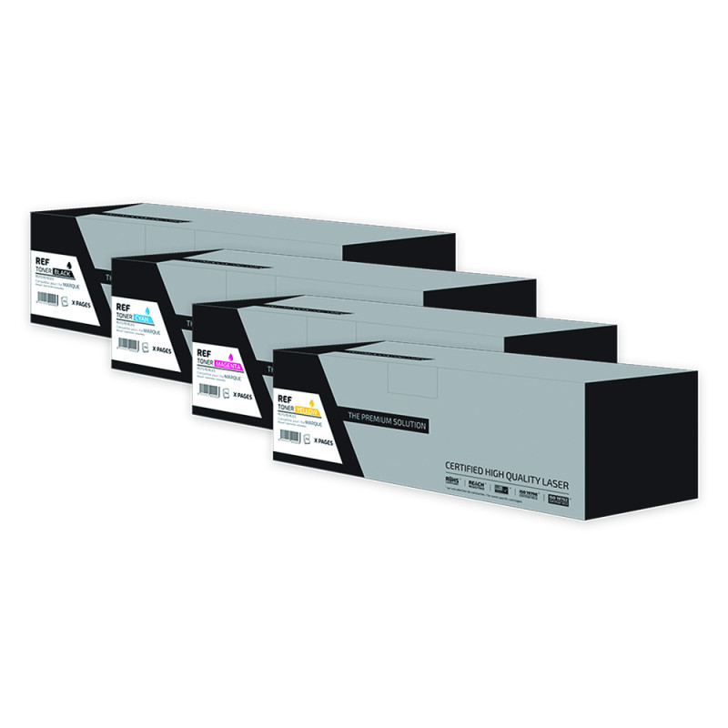 Brother TN248XL - Pack x 4 Toner compatible avec TN248XL - Black Cyan Magenta Yellow