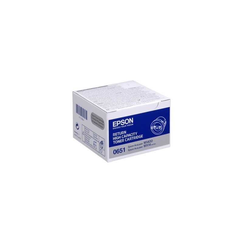 Toner authentique Epson C13S050651 - noir