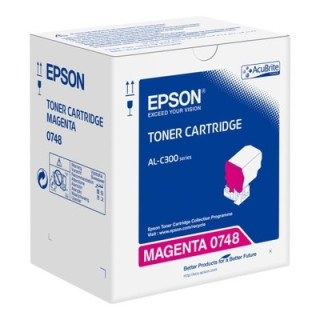 Toner authentique Epson C13S050748 - Magenta