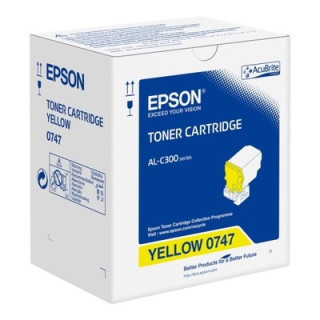 Toner authentique Epson C13S050747 - Jaune