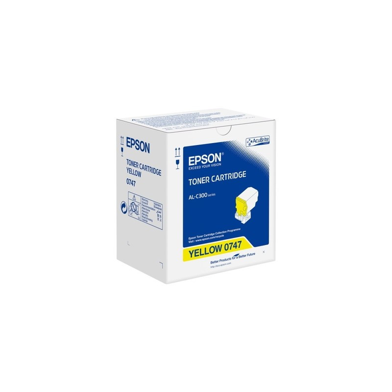 Toner authentique Epson C13S050747 - Jaune