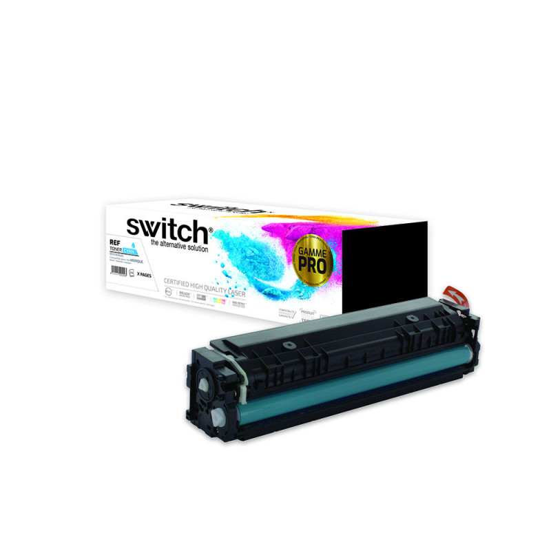 SWITCH Toner 'Gamme PRO' compatible avec 045H, 1245C002 - Cyan