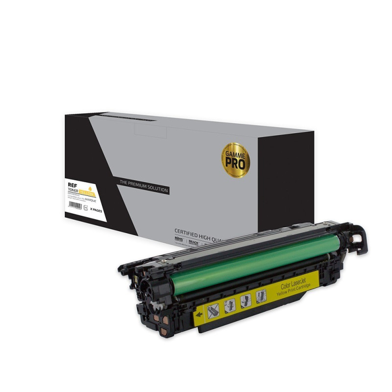 TPS HT507Y/CE402A - Toner 'Gamme PRO' compatible avec CE402A, 507A - Jaune