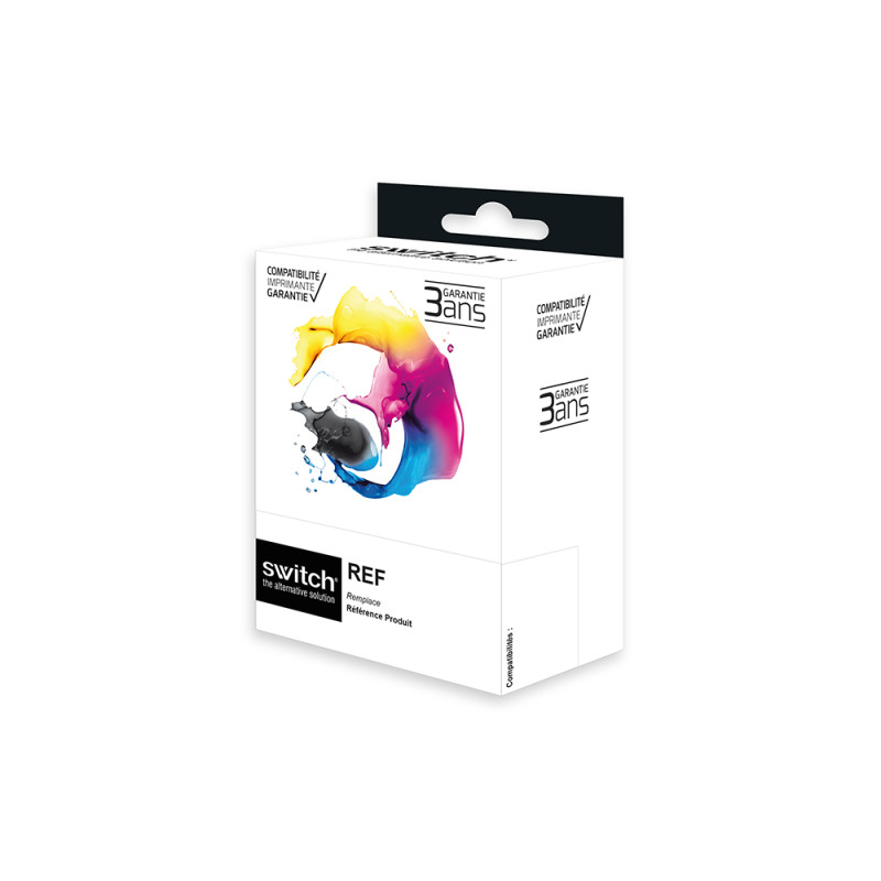 Brother 424 - SWITCH Pack x 4 jet d'encre compatible avec LC424 - Black Cyan Magenta Yellow