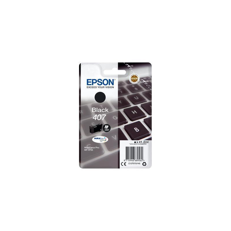 Epson E407B Cartouche originale C13T07U140 - Noir