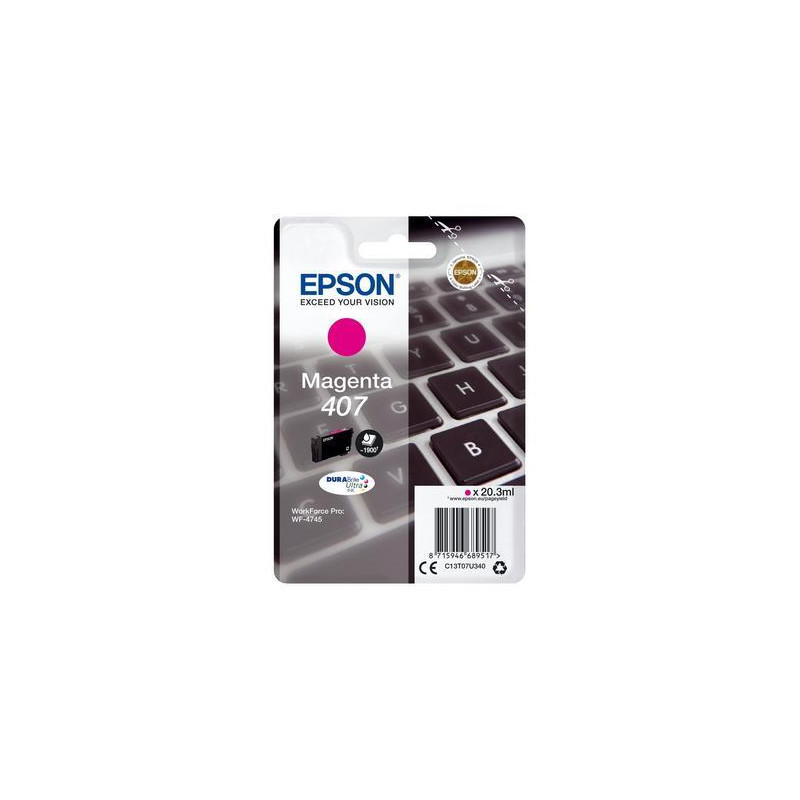 Epson E407M Cartouche originale C13T07U340 - Magenta