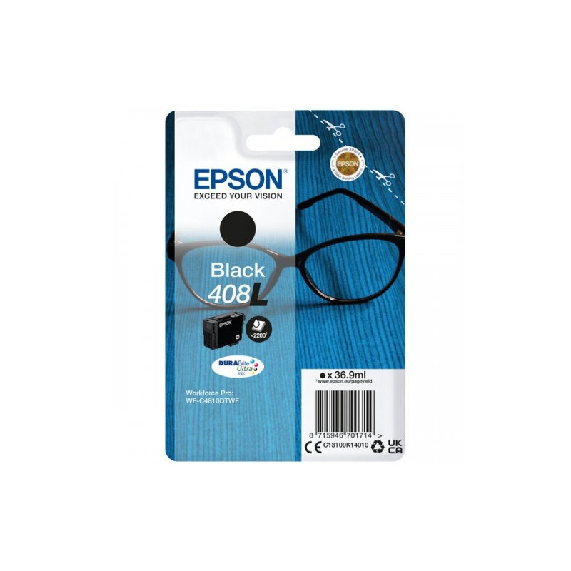 Epson E408XLB Cartouche originale C13T09K14010 - Noir