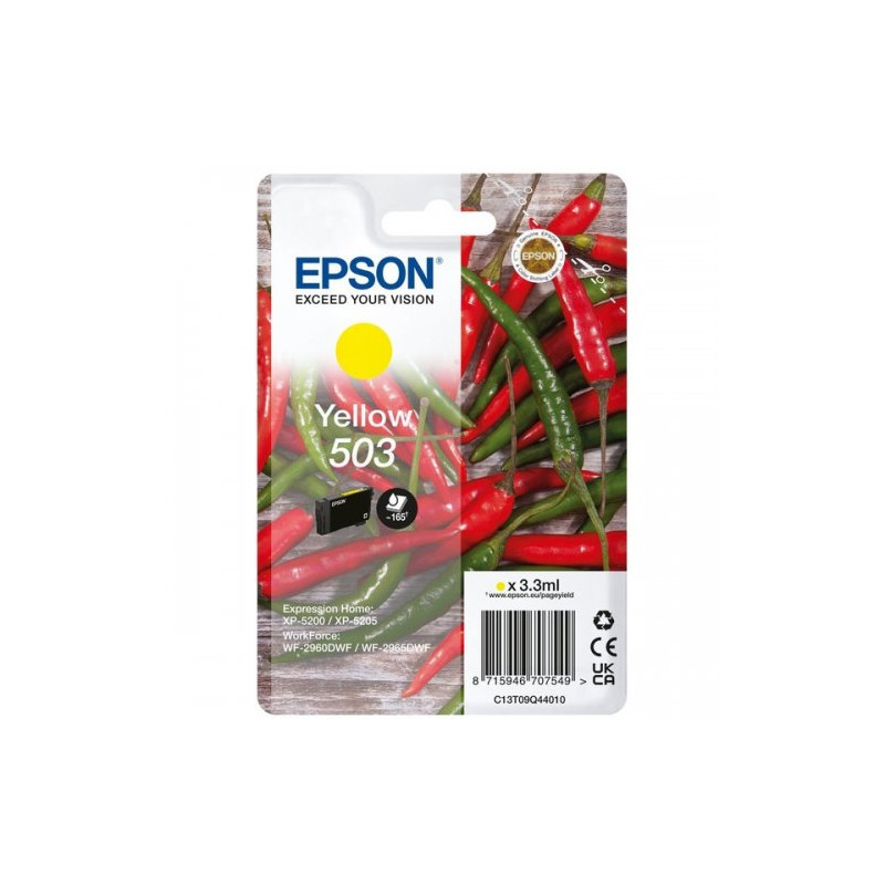 Epson 503 - cartouche originale C13T09Q44010 - Yellow