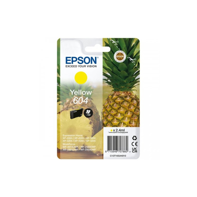 Epson 604 - cartouche originale C13T10G44010 - Yellow