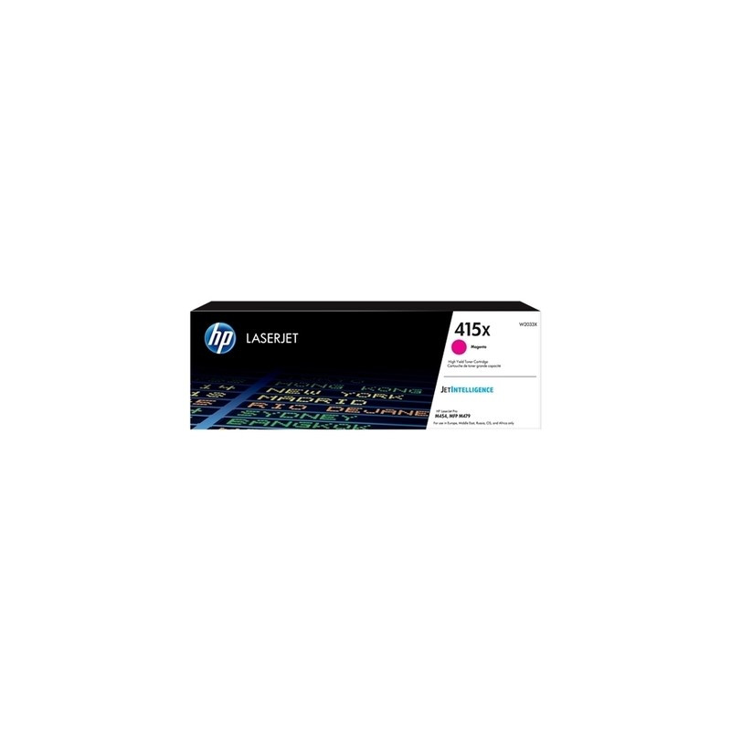 Toner authentique Hp W2032X, 415X - Jaune