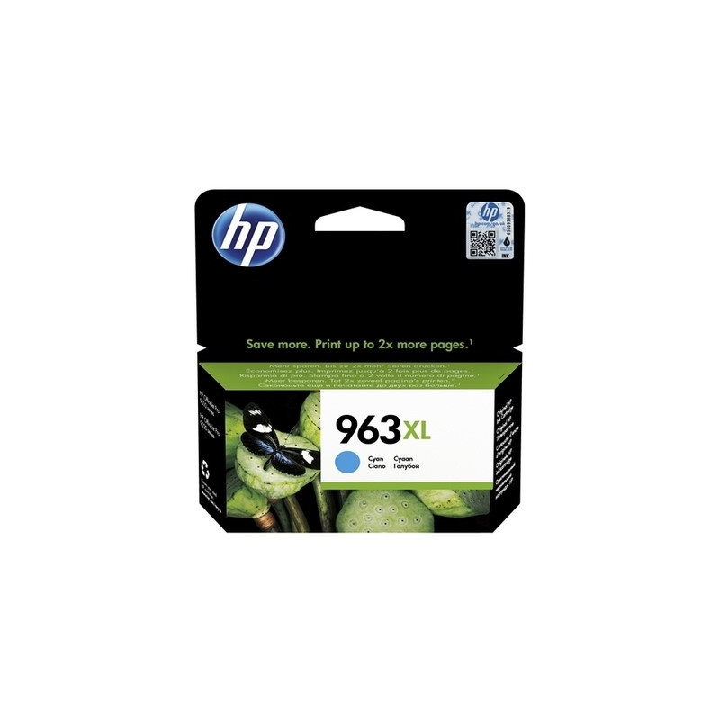 hp U963XLC Cartouche originale 3JA27AE - Cyan