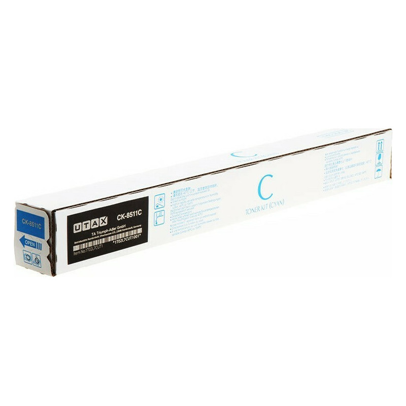 Triumph Adler 8511 - Toner authentique CK8511C - Cyan