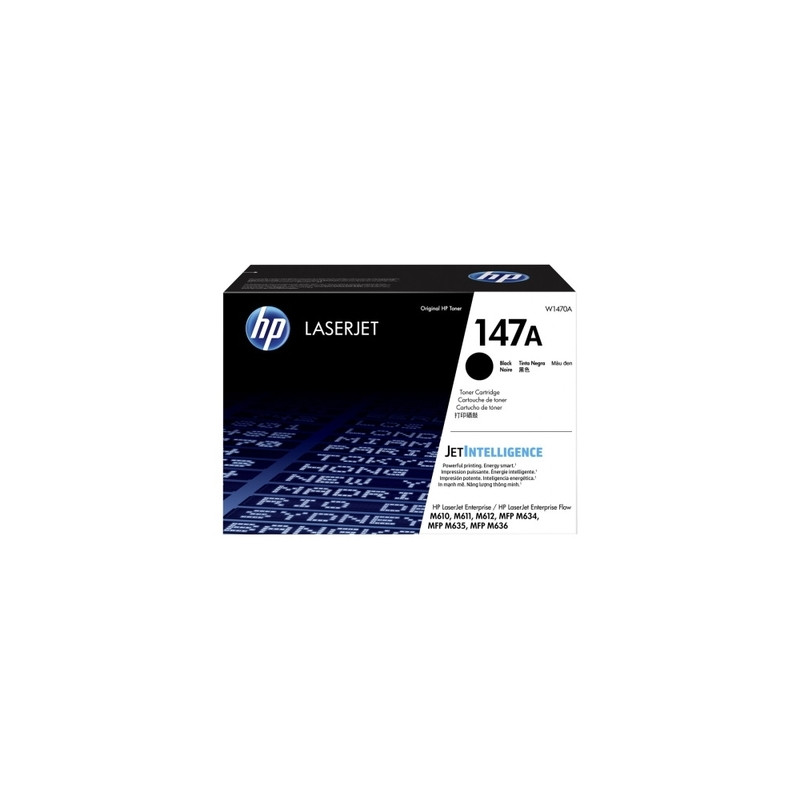 Hp 147A - Toner authentique W1470A, 147A - Black