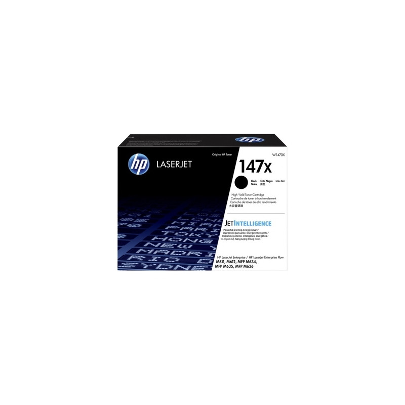 Hp 147X - Toner authentique W1470X, 147X - Black