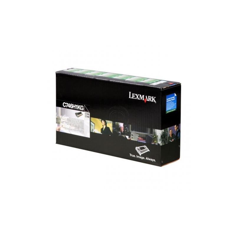 Lexmark 746 - Toner authentique RETURN C746H1KG - Black