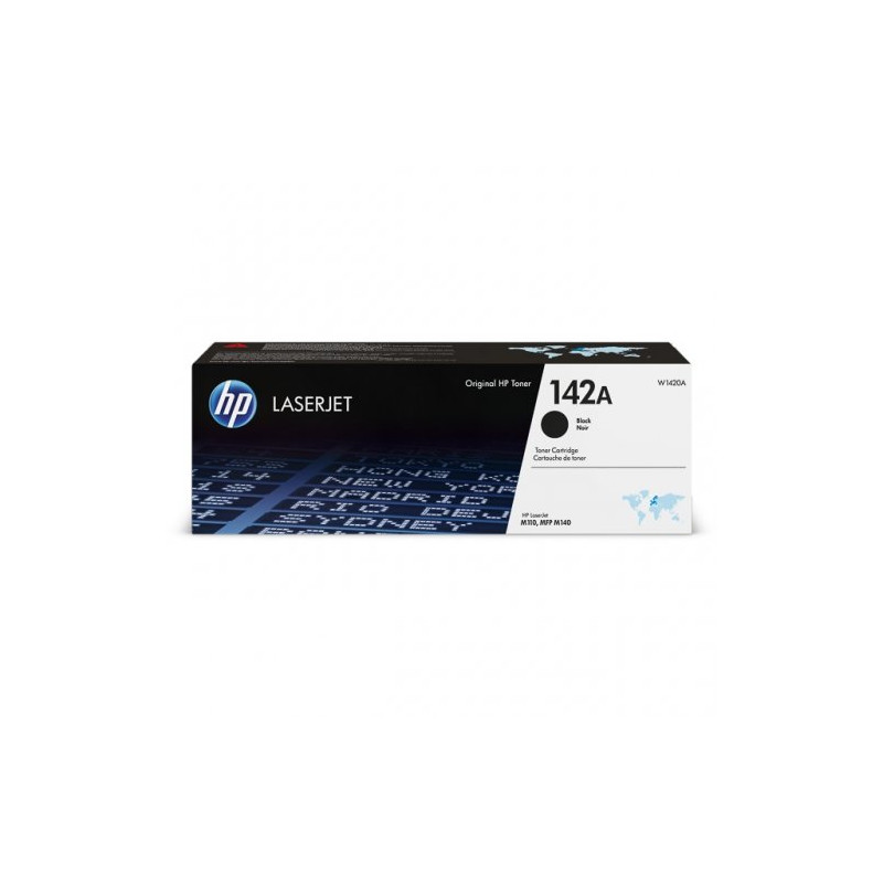 Hp 142A - Toner authentique W1420A, 142A - Black