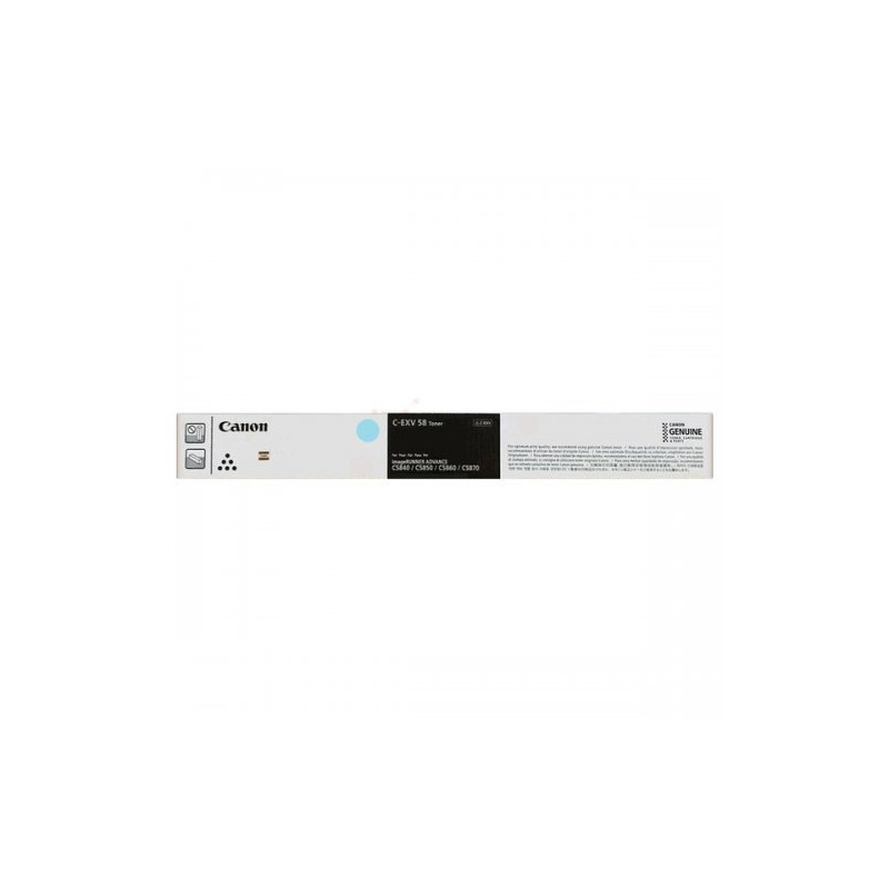 Canon EXV58 - Toner authentique 3764C002 - Cyan