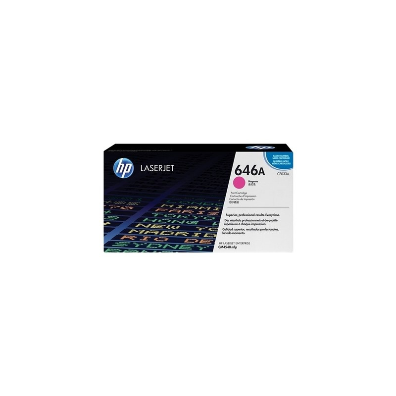 Hp 646A - Toner authentique CF033A, 646A - Magenta