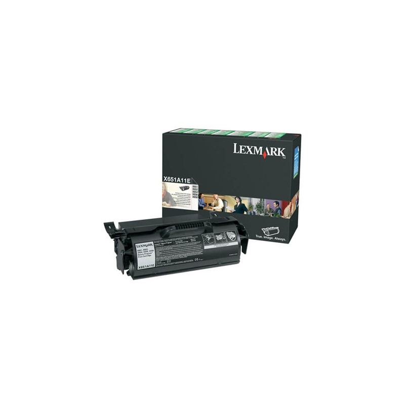 Lexmark T651 - Toner authentique RETURN X651A11E - Black