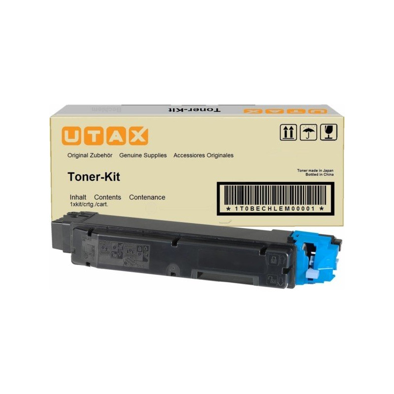 Utax 5012 - Toner authentique 1T02NSCUT0, PK5012C - Cyan