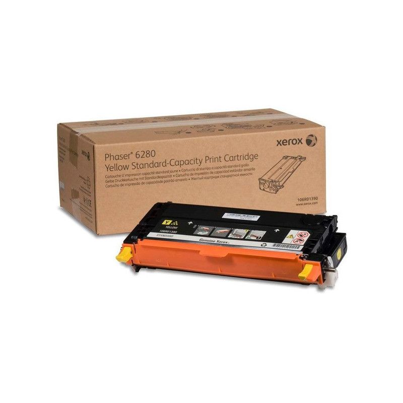 Xerox 6280 - Toner authentique 106R01390 - Yellow