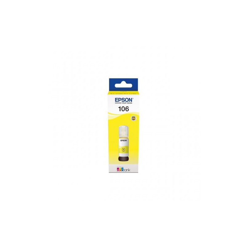 Epson 106 - Flacon d'encre authentique C13T00R440, T106 - Yellow