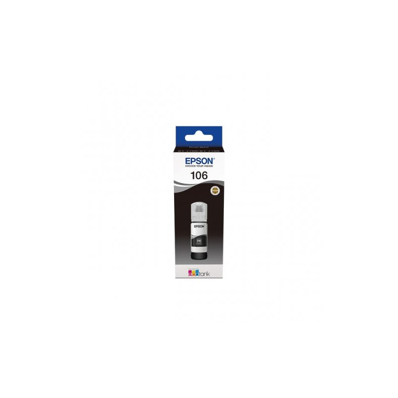 Epson 106 - Flacon d'encre authentique C13T00R140, T106 - Photo Black