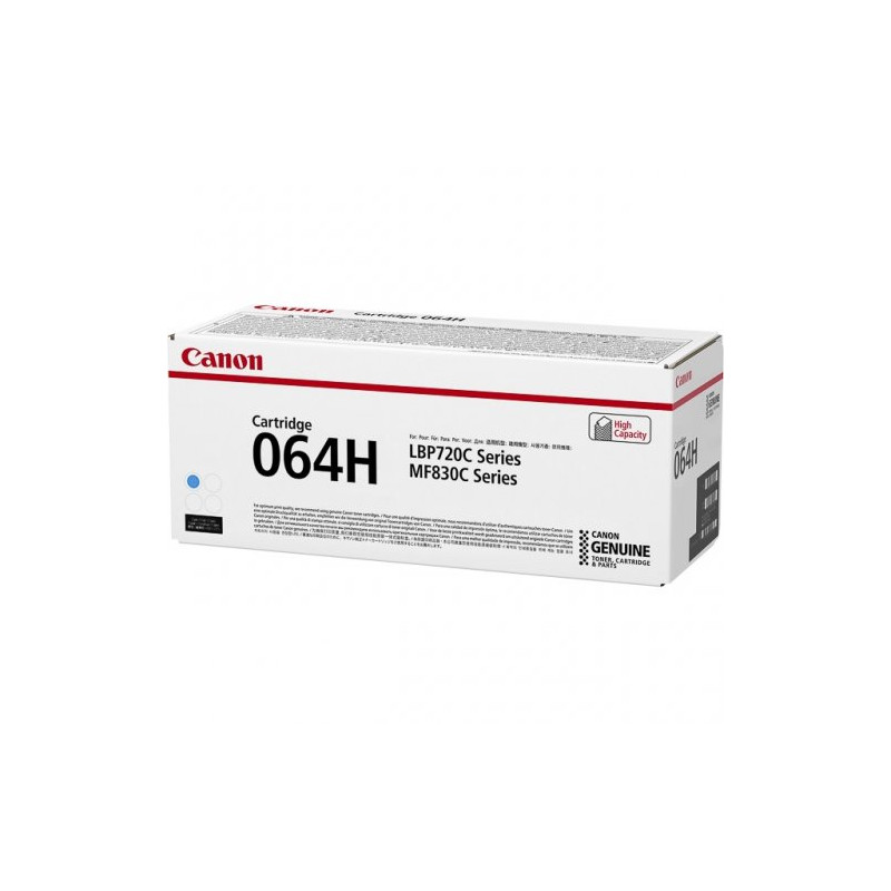 Canon 64H - Toner authentique 4936C001 - Cyan