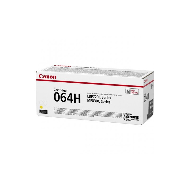 Canon 64H - Toner authentique 4932C001 - Yellow