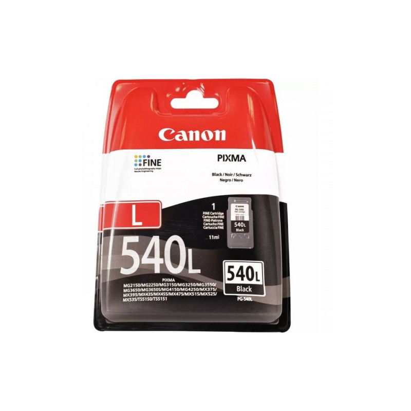 Canon 540L - cartouche jet d'encre authentique PG540L, 5224B001 - Black