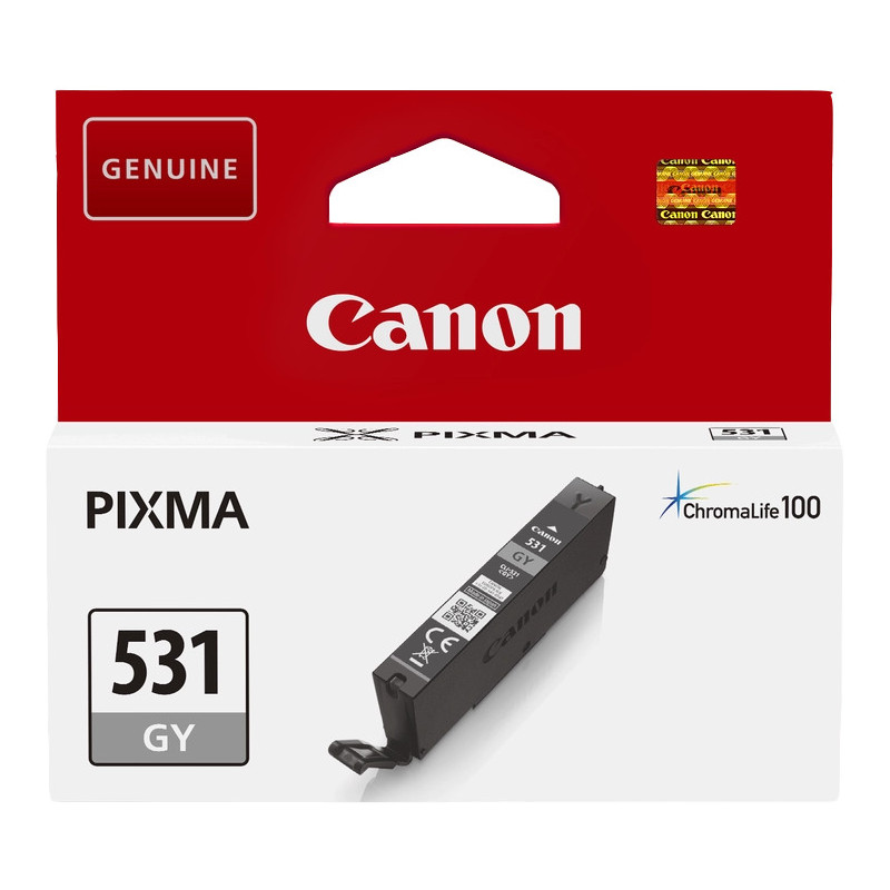 Canon 531 - cartouche jet d'encre authentique CLI-531GY, 6122C001 - Grey