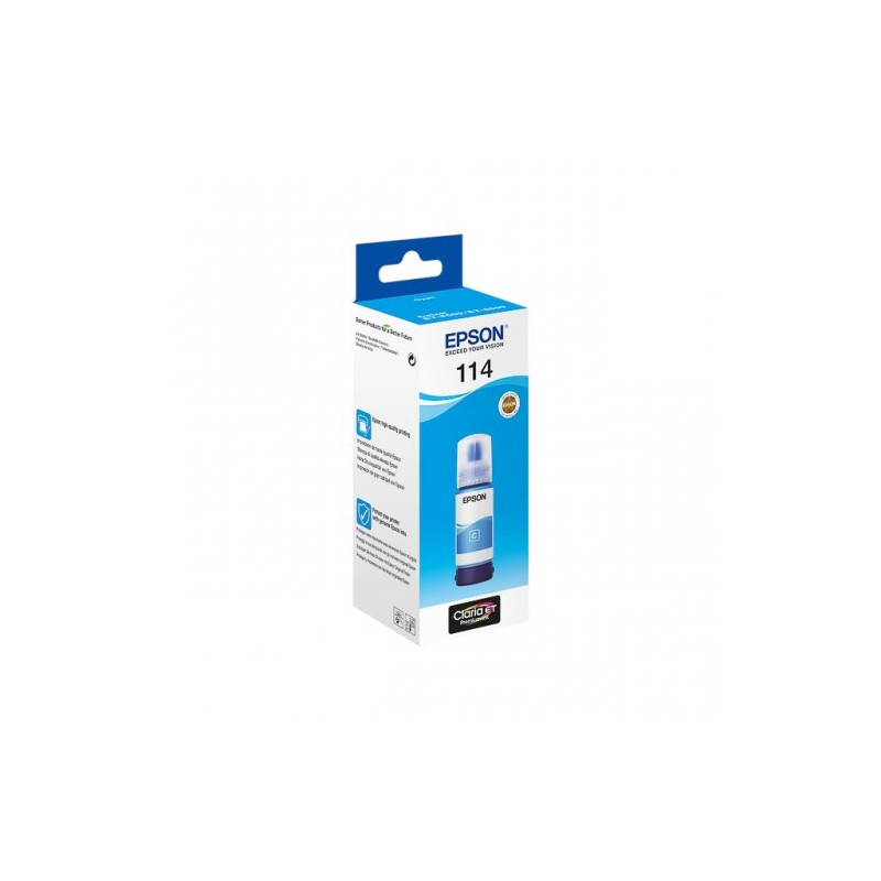 Epson 114 - Flacon d'encre authentique C13T07B240 - Cyan