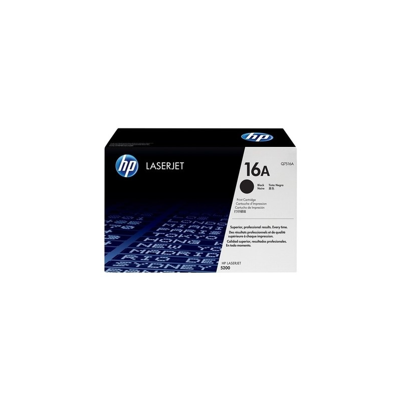 Hp 16A - Toner authentique Q7516A - Black