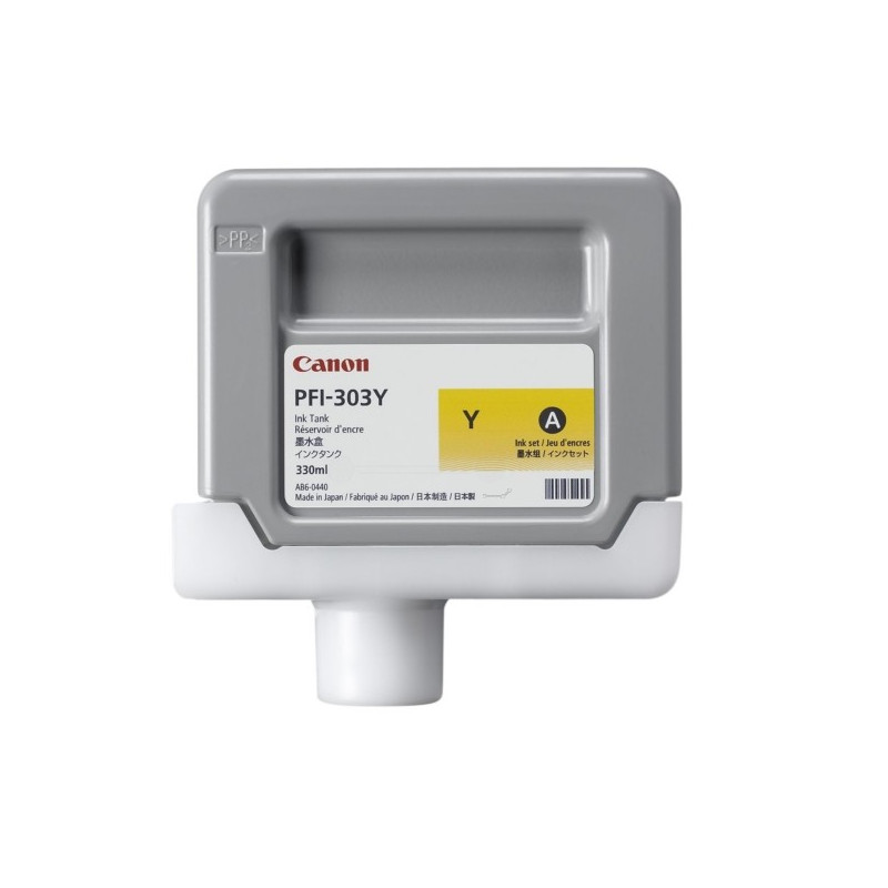 Canon UPFI303Y Cartouche originale 2961B001, PFI303Y - Jaune