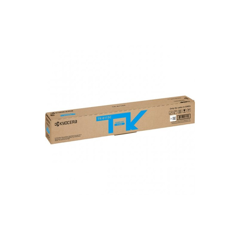 Kyocera Mita TK-8115 - Toner authentique 1T02P3CNL0, TK-8115 - Cyan