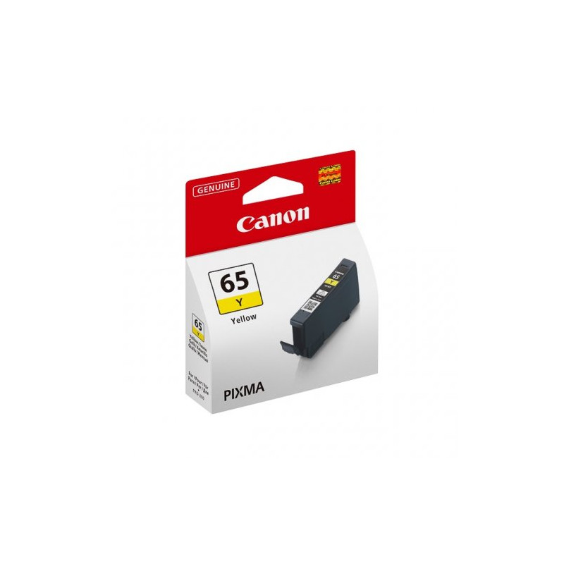 Canon 65 - cartouche jet d'encre authentique CLI-65Y, 4218C001 - Yellow