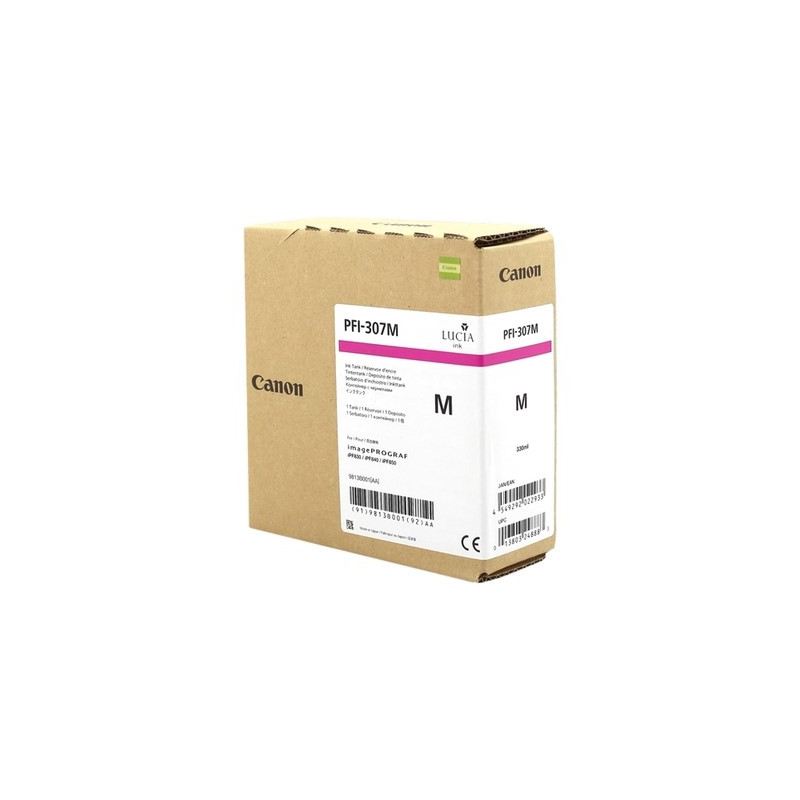 Canon UPFI307M Cartouche authentique 9813B001, PFI307M - Magenta