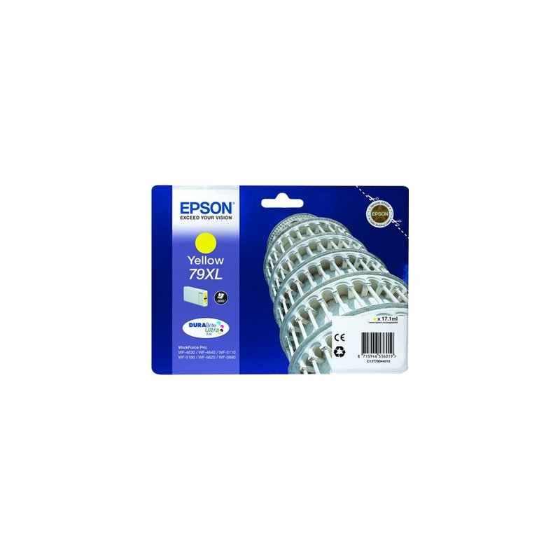 Cartouche authentique Epson C13T79044010 - Jaune