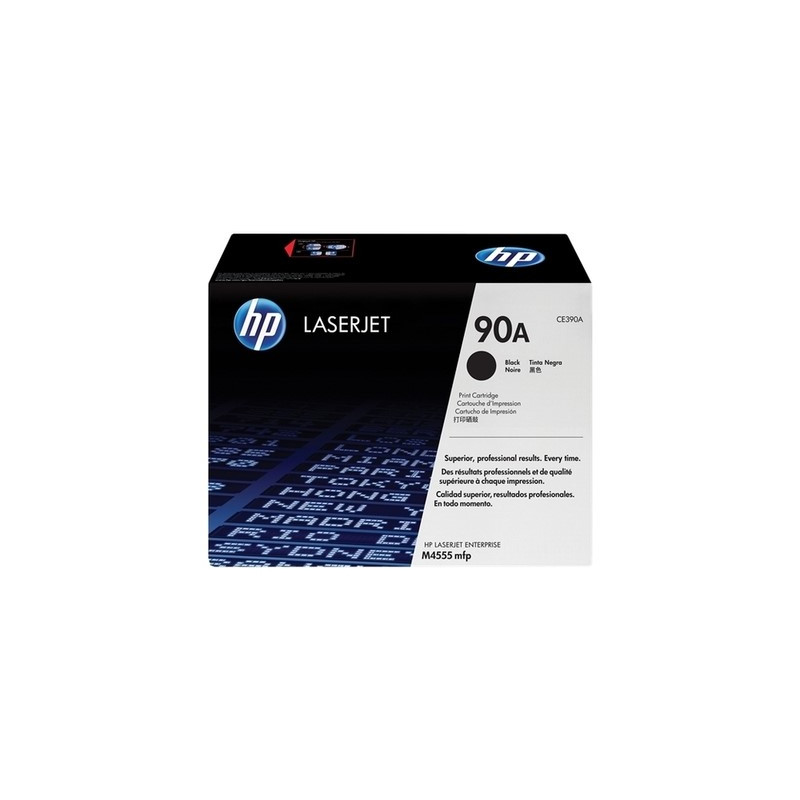 Toner authentique Hp CE390A, 90A - noir