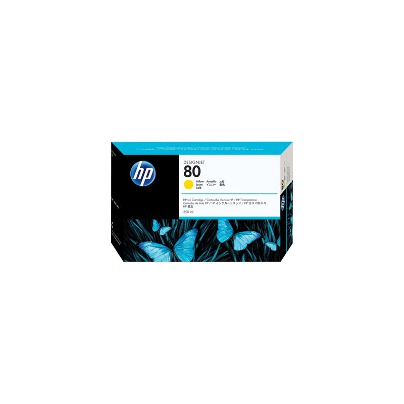 hp H80XLY Cartouche authentique C4848A - Jaune