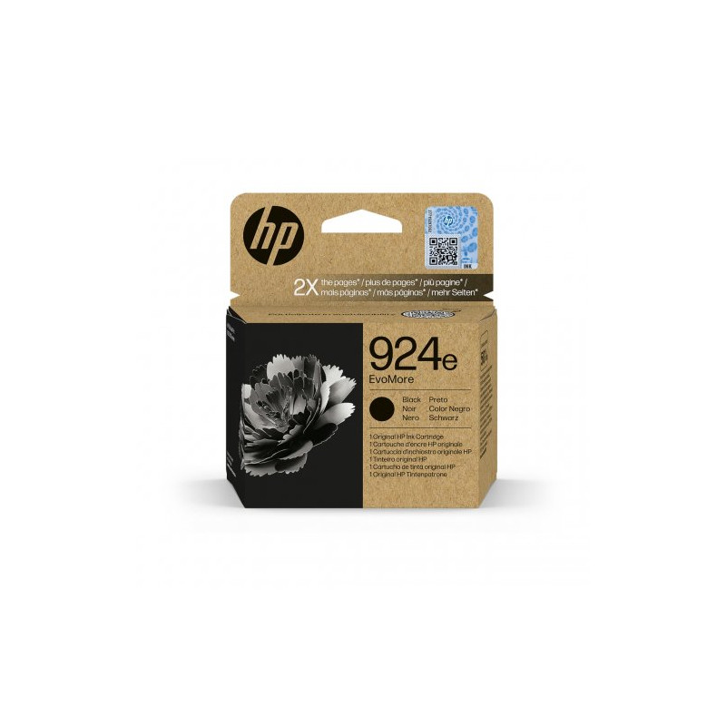 hp H924E - cartouche jet d'encre authentique 4K0V0NE - Black