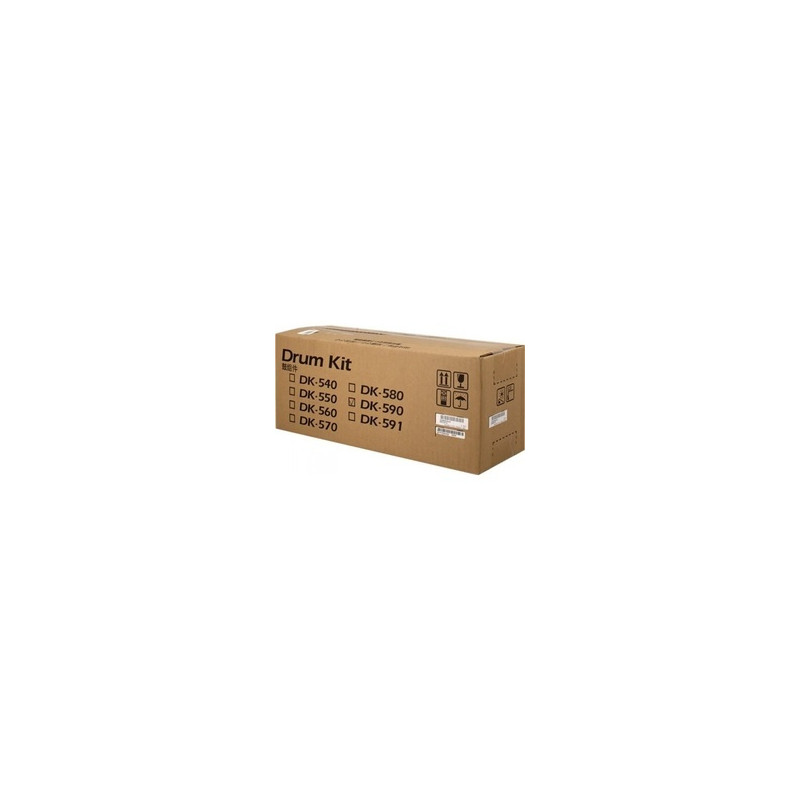 Kyocera Mita TK-590 - Tambour authentique DK-590, 302KV93018 - Black