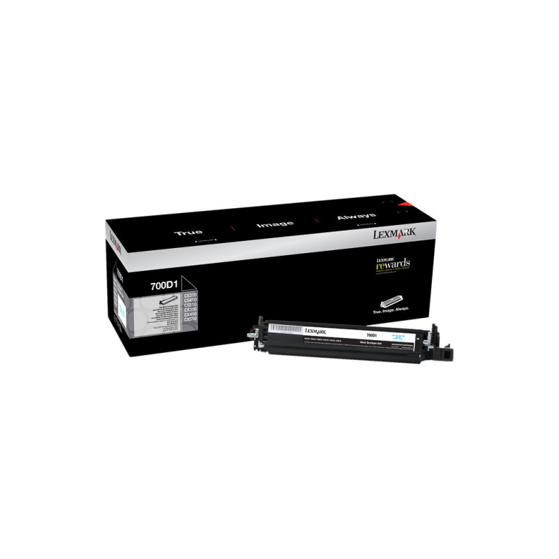 Tambour authentique Lexmark 70C0D10 - noir
