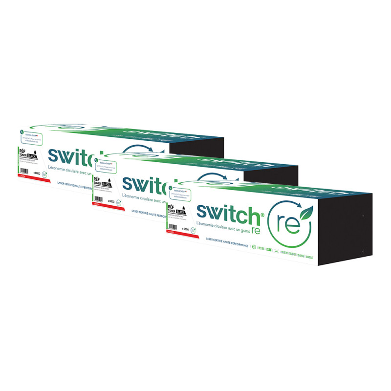 Canon 056H - SWITCH Pack x 3 Toner puce OEM compatible 056H, 3008C002 - Black
