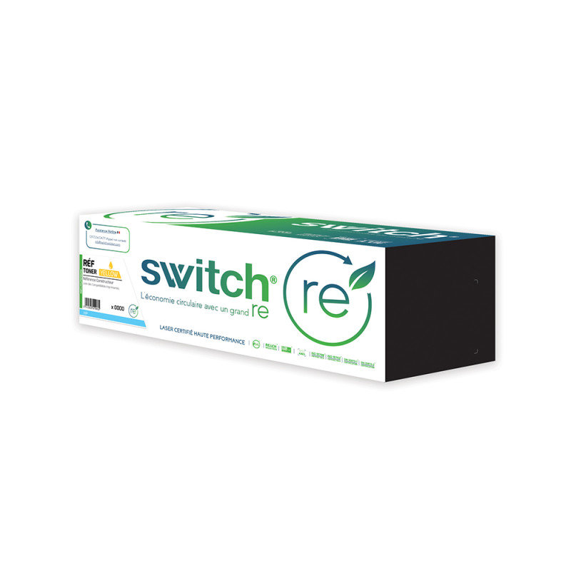 Hp 415A - SWITCH Toner puce OEM compatible W2032A, 415A - Yellow