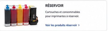Cartouches pour imprimantes à réservoir